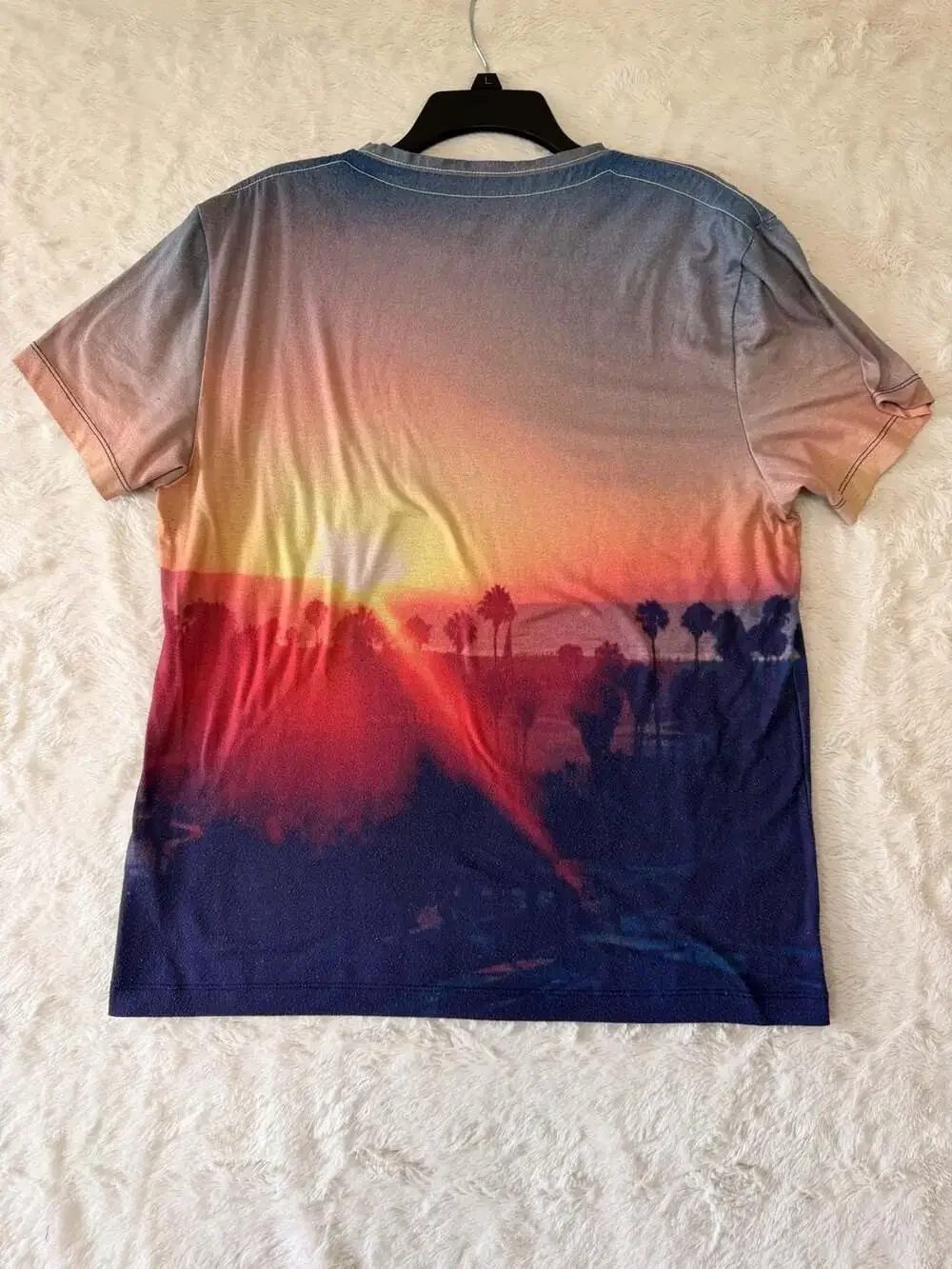 True Religion Venice Sunset Sublimation Tee Size Large Multicolor